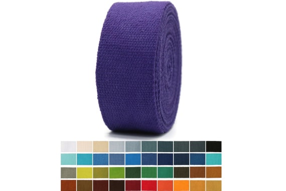 2 Inches Cotton Webbing 100 Cotton 50 Colors 1 Inch 1.5 Inch 2 Inch Heavy Cotton Webbing for Sewing Strap Climbing Indoor Craft 11255 Etsy UK