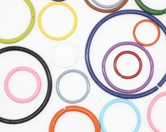 10 Pcs Colored O-Rings, Bag Strap Connectors, Metal O Rings, Versatile Metal Rings, For Bags, Belts, and More