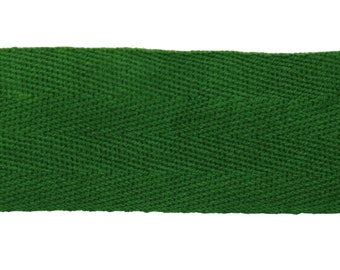 Ruban sergé de coton de 2,5 cm (1 1/2 po.), sangle à chevrons, sangle de coton 40 mm, par mètre, ruban de sangle, % 100 coton naturel, ruban à chevrons