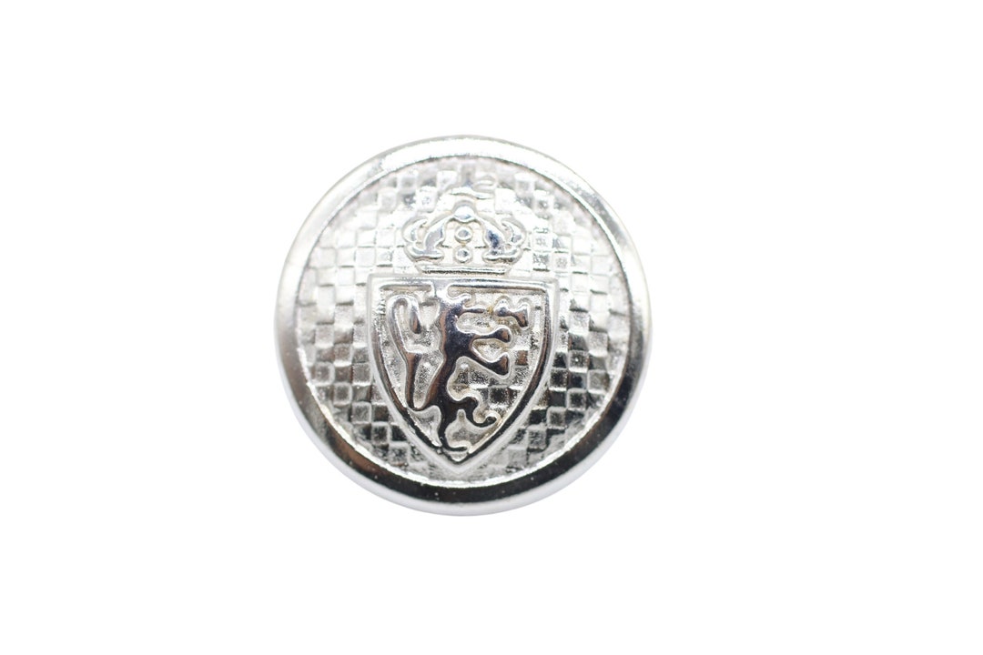 20 Pcs Retro Golden Lion Head Coat Buttons – 25mm (1") Shank Buttons For Sewing On Jackets & Coats