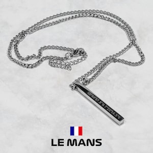 Le Mans | Necklace with Coordinates | The Racetro | Engraved