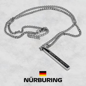 Collar Nürburing con coordenadas / The Racetro / Grabado