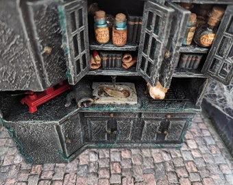 Haunted/gothic dolls house kitchen