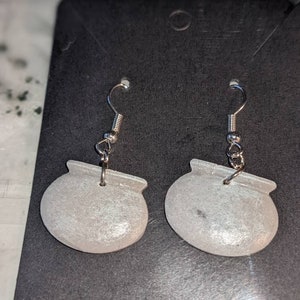 Gothic/pagan witches cauldron earrings/stocking fillers