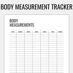 Body Measurement Tracker. Weight Loss Planner. Weight Loss Tracker. Weight Loss Journal. Weight Tracker Body Progress.