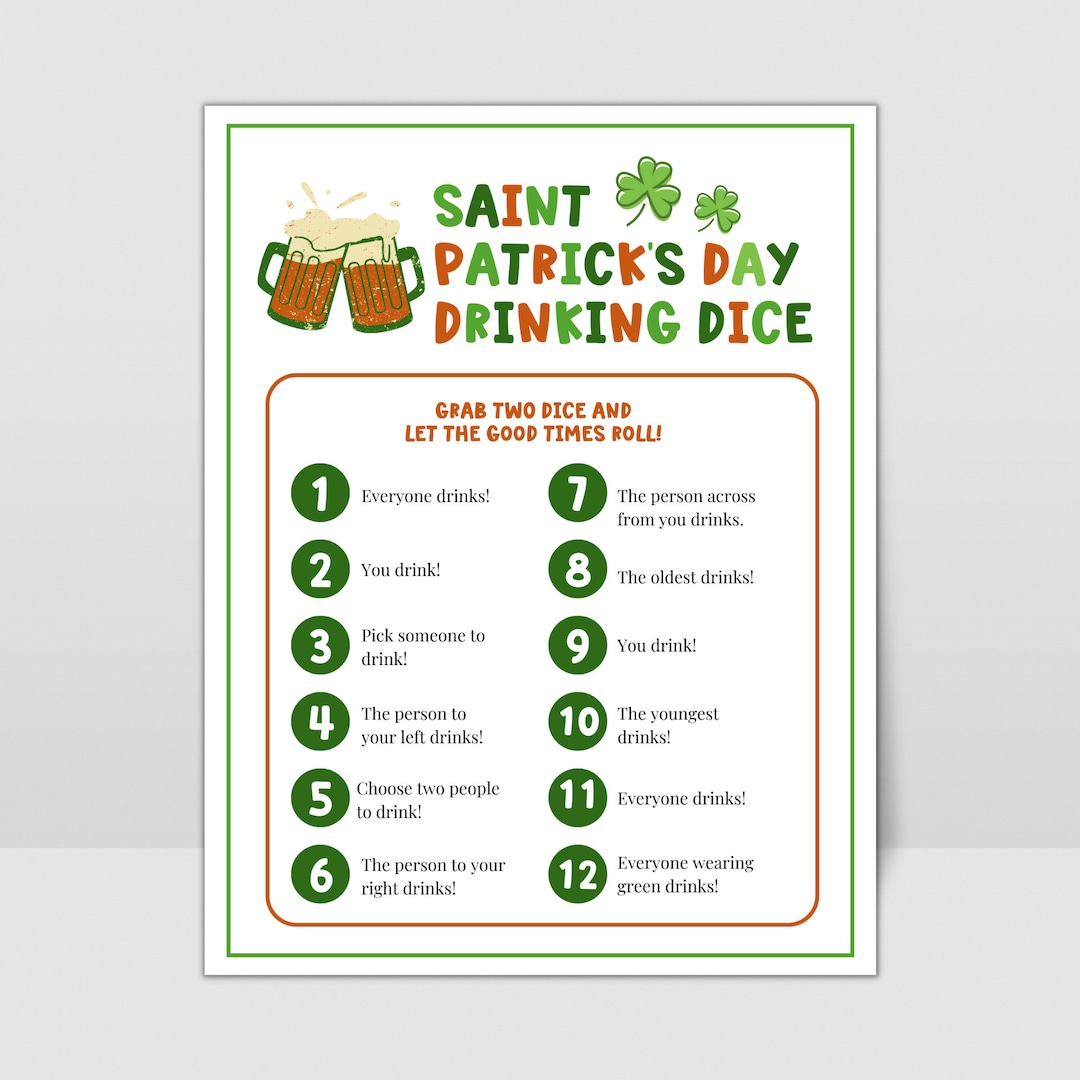 st patricks day drinking tips and other war