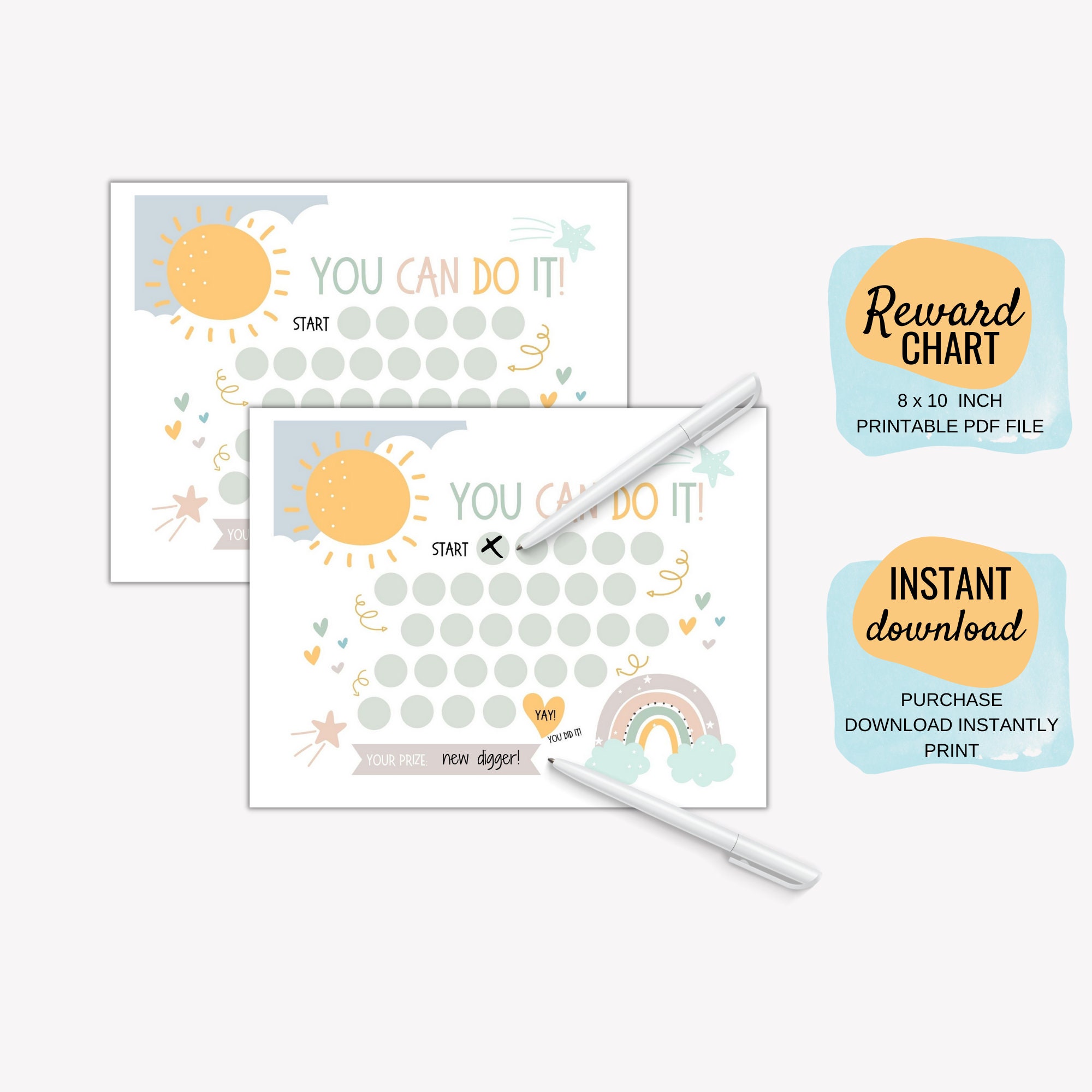 Little Star Reward Chart Kids Behavior Chart Chore Chart, 60% OFF