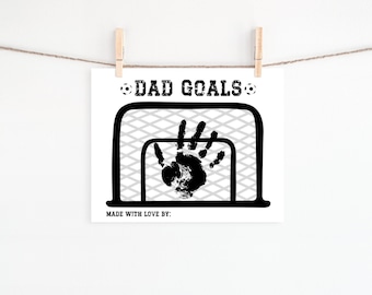 Father's Day Handprint Craft, Printable Father's Day Craft, Father's Day Gift From Kids, Happy Father's Day, Preschool Handprint Craft