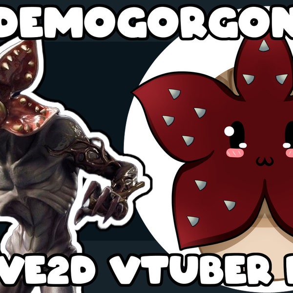 VTUBER PET| DEMOGORGON | Demodoggy | Stranger Things | Streaming Assets | Live2D | Gif | Twitch | Mascot | For Twitch Youtube streaming