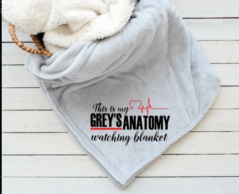 Greys Anatomy Blanket Etsy
