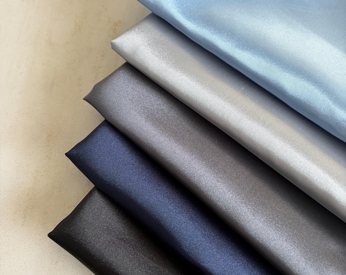 Satin Pillowcase with Invisible Zipper - 20 x 26 inches - 14 color options