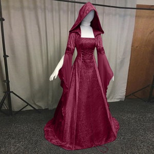 Medieval Renaissance Dress Vintage Victorian Goth Dress - Etsy