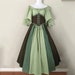 Medieval Regency Dress, Vintage Victorian Renaissance Dress, Woman Ren Faire Dress, Butterfly Sleeve Fancy Fairycore Carnival Party Costume 