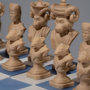 UNC Rameses 3D Printable Chess Set (.STL Files)