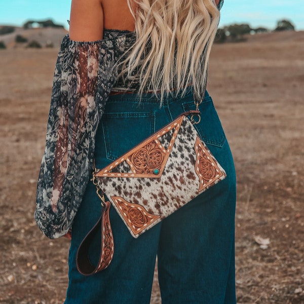 The Claudette Wristlet / Crossbody a Haute Southern Hyde by Beth Marie Exclusive