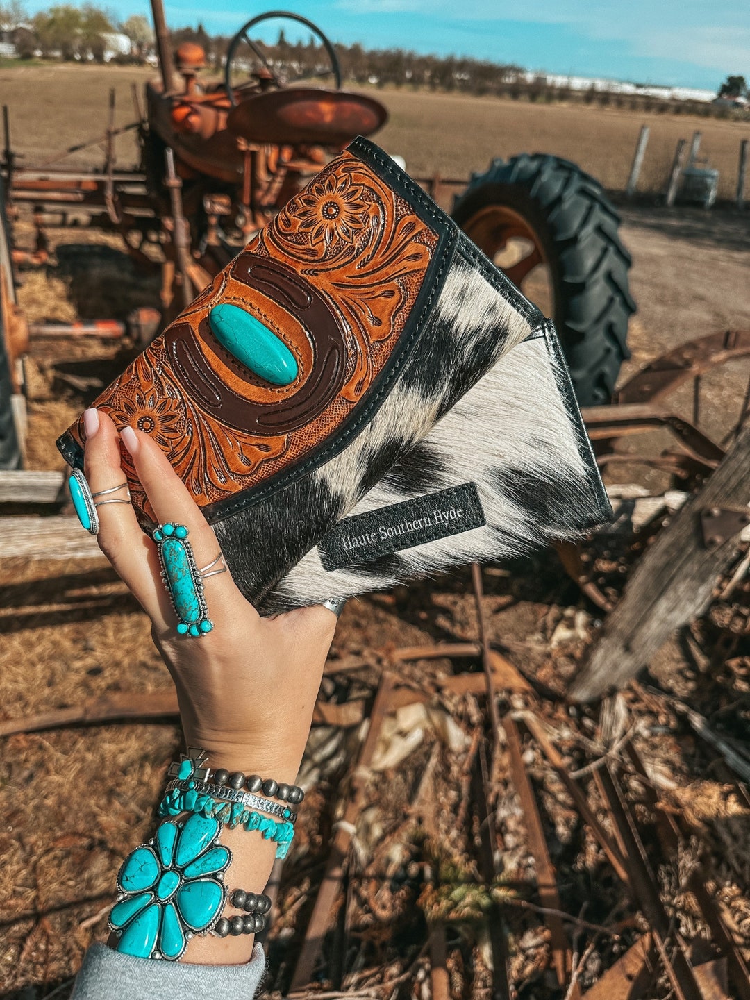 小物 TOGA TOO Western leather wallet Western Leather Wallet