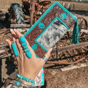 Die Turquoise Dreams Geldbörse von Beth Marie Exclusive
