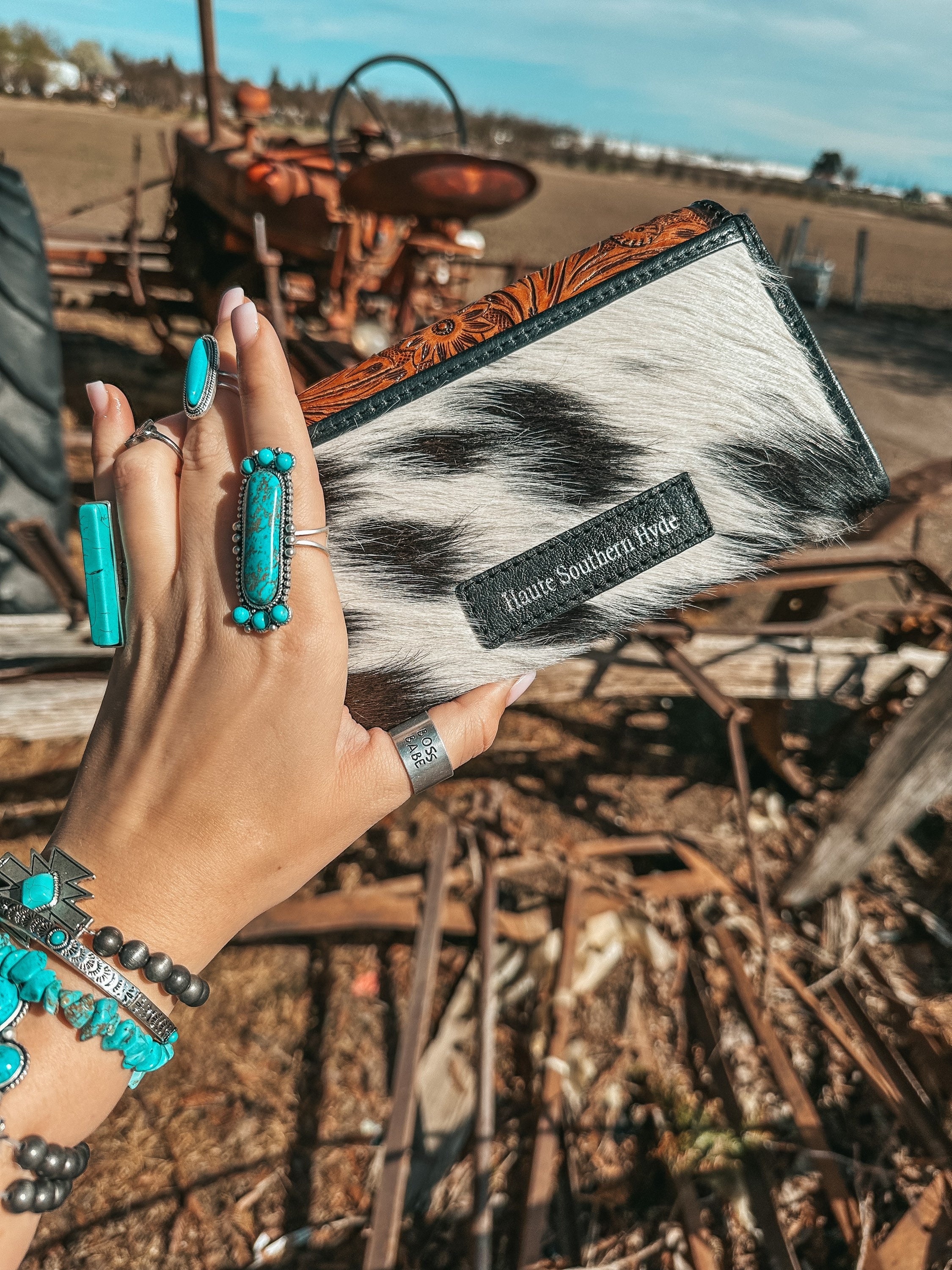 小物 TOGA TOO Western leather wallet Western Leather Wallet