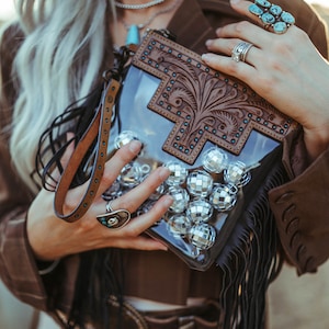 The Dana Clear Bag a Haute Southern Hyde by Beth Marie Exclusive Event Bag