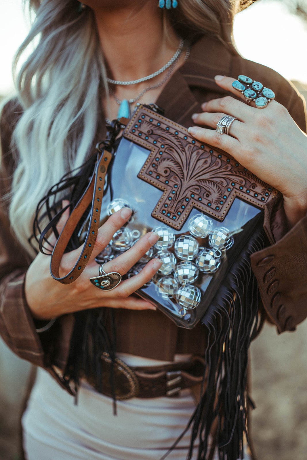 Western Cowgirl Fashion Style Leather Fringe Crossbody Handbags Women Purse  Country Everyday Shoulder Bag, #2 Coffee, One Size: : Fashion