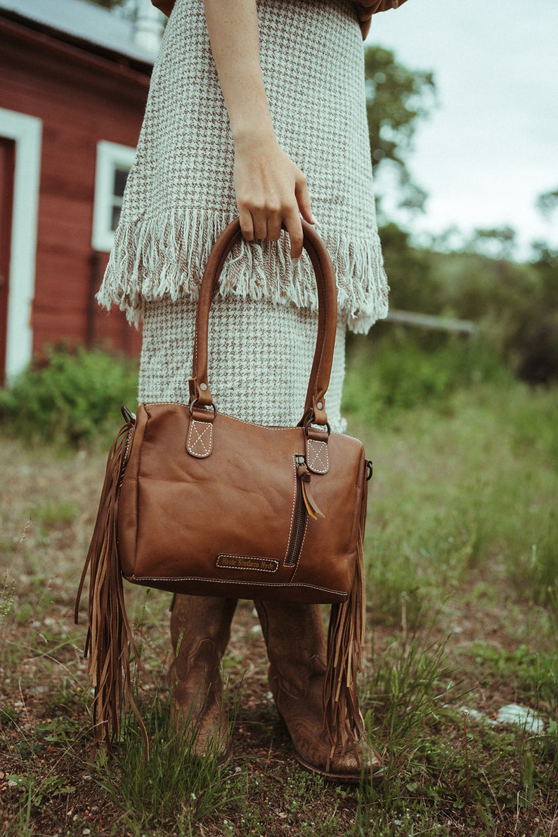The Avery Sunflower Purse, Concealed Carry, A Haute Southern Hyde by Beth Marie Exclusive Cowhide image 9