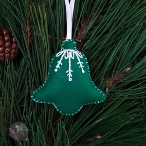 Christmas felt decorations, Christmas tree ornaments, Christmas felt toys, Christmas tree toys, Christmas toys for tree Bell