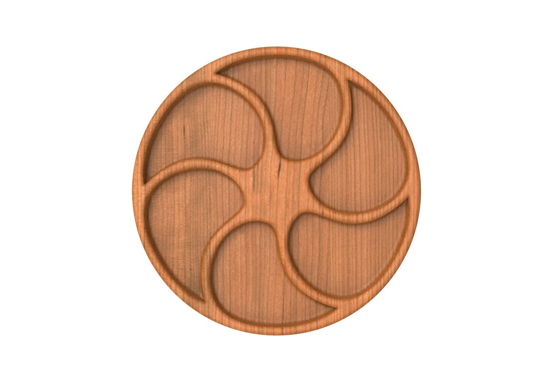 Circular Tray - 3D STL Model for CNC and 3D Printers, Stl, Instant ...