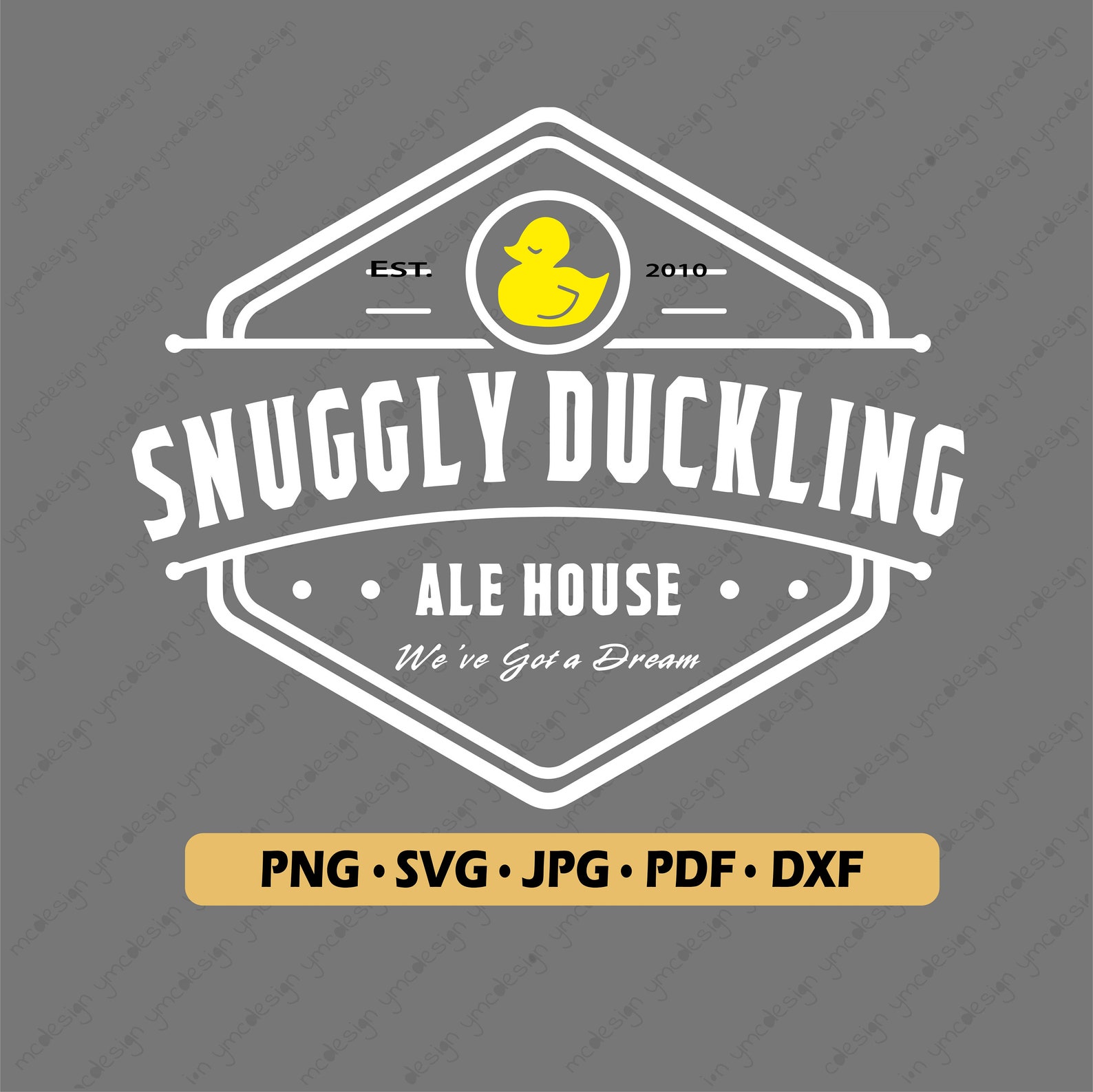 Snuggly Duckling Svg Snuggly Duckling Ale House Svg the - Etsy