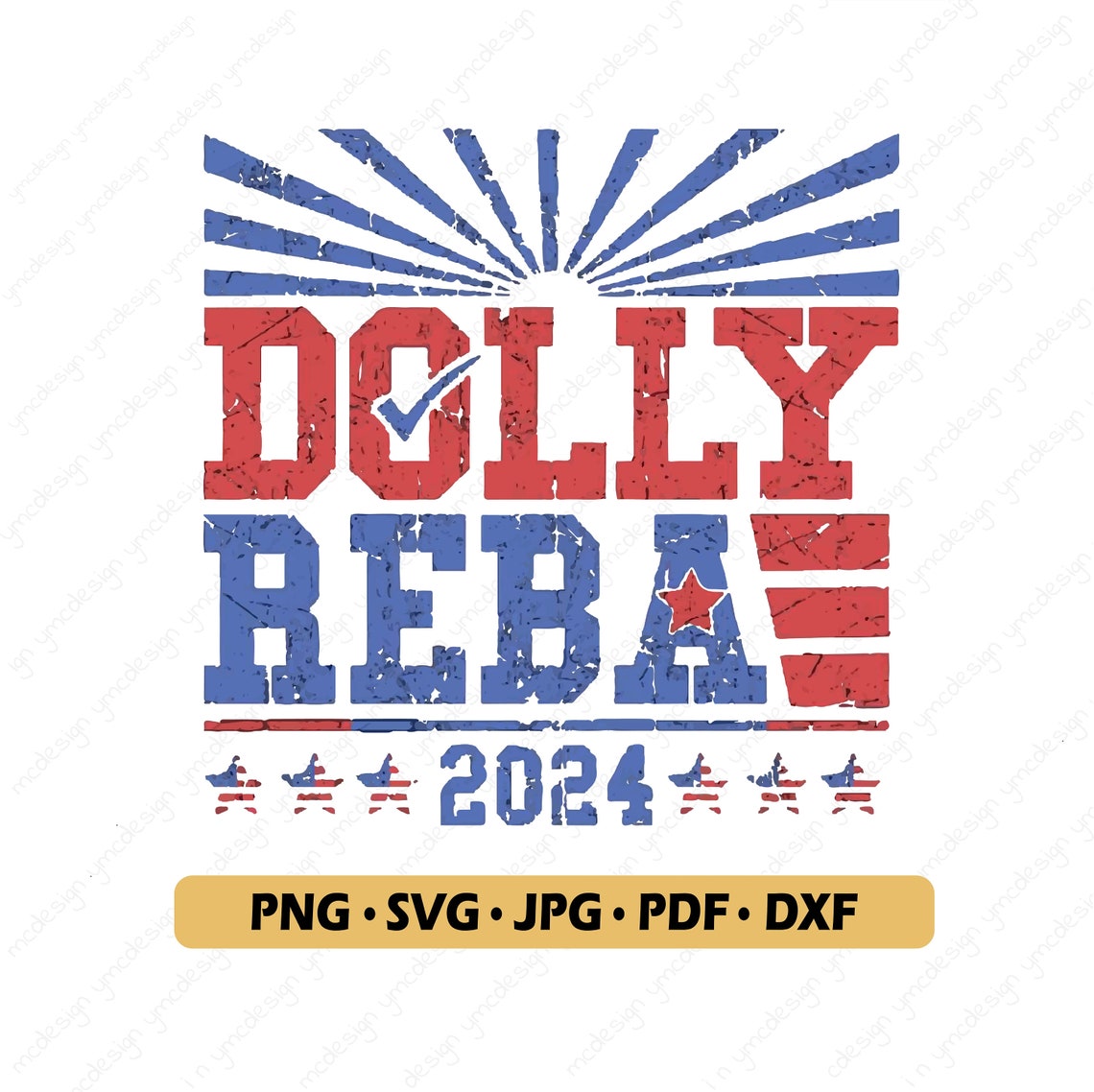 Dolly and Reba 2024 PNG for Sublimation Patriotic Digital Etsy