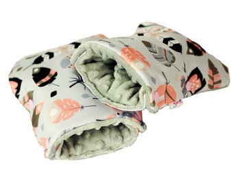 Hand muff, stroller gloves, pram accessories for winter walk for kids, baby shower gift, waterproof pushchair, universal for bike, scooter