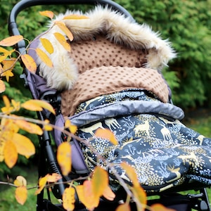 Fußreif für Kinderwagen, für Kinderwagen, wasserdichte Winterspaziergänge, Neugeborenen Kinderwagen Accessoires, Unisex Baby Shower Geschenk Autositz, Enkelkind