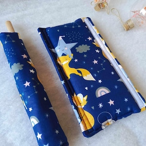 ladder bar covers, rung pad, tubular casing for kids room or interiors. Soft cotton tubes, christmas gift, stroller handle, children safety