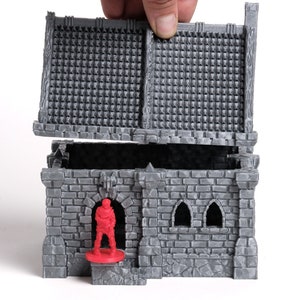 Cottage House or Merchant Shop | 28mm | Playable Ulvheim urban building city terrain for D&D, RPG, and Wargaming