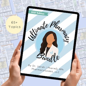 Ultimate Pharmacy Bundle (2027) | NAPLEX | Pharmacy Notes for Students | APPE and Residency Topic Discussions