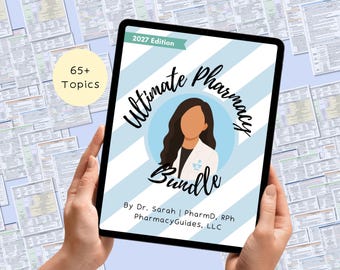 Ultimate Pharmacy Bundle (2027) | NAPLEX | Pharmacy Notes for Students | APPE and Residency Topic Discussions
