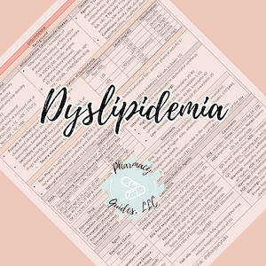 Op de afbeelding: Een gedetailleerd schema dat dyslipidemie uitlegt, een aandoening die wordt gekenmerkt door abnormale niveaus van lipiden in het bloed. Het schema bevat informatie over soorten cholesterol, oorzaken, classificatie, behandelingsopties en mogelijke bijwerkingen. Het schema bevat ook een sectie over natuurlijke producten die kunnen helpen bij het beheren van dyslipidemie.