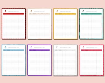 Printable Medication Tracker, Medication List, Med Tracker, Medication Log