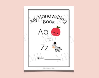 Printables, Handwriting Booklet, Handwriting Sheets, Handwriting, Handwriting, A-Z Alphabet Writing,