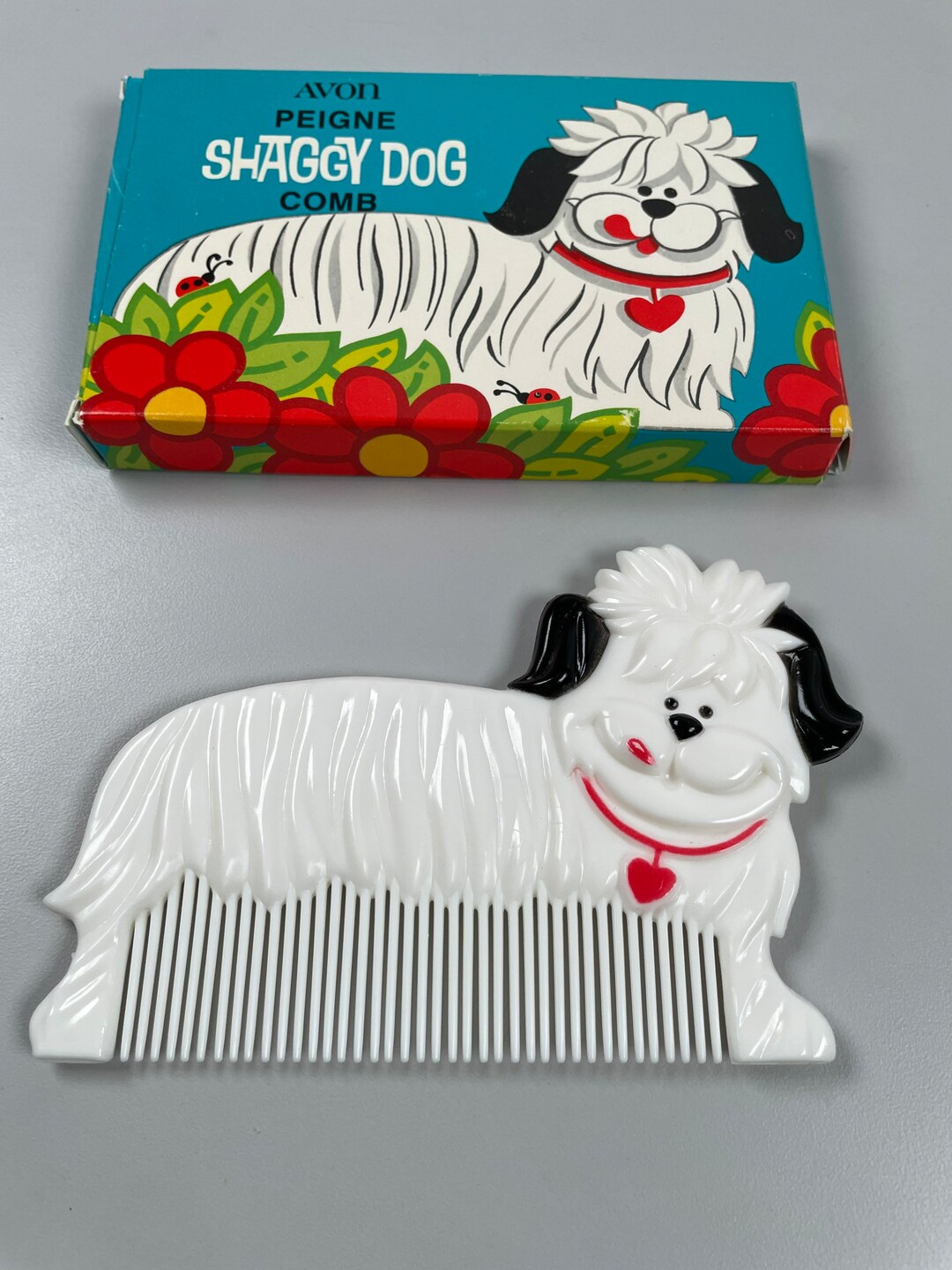 Vintage Avon Shaggy Sheep Dog Comb With Original Packaging. Etsy