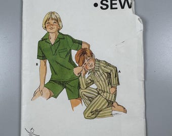 裁縫パターン Kwik Sew 3589 子供用パジャマ、サイズ 6-10、未カット