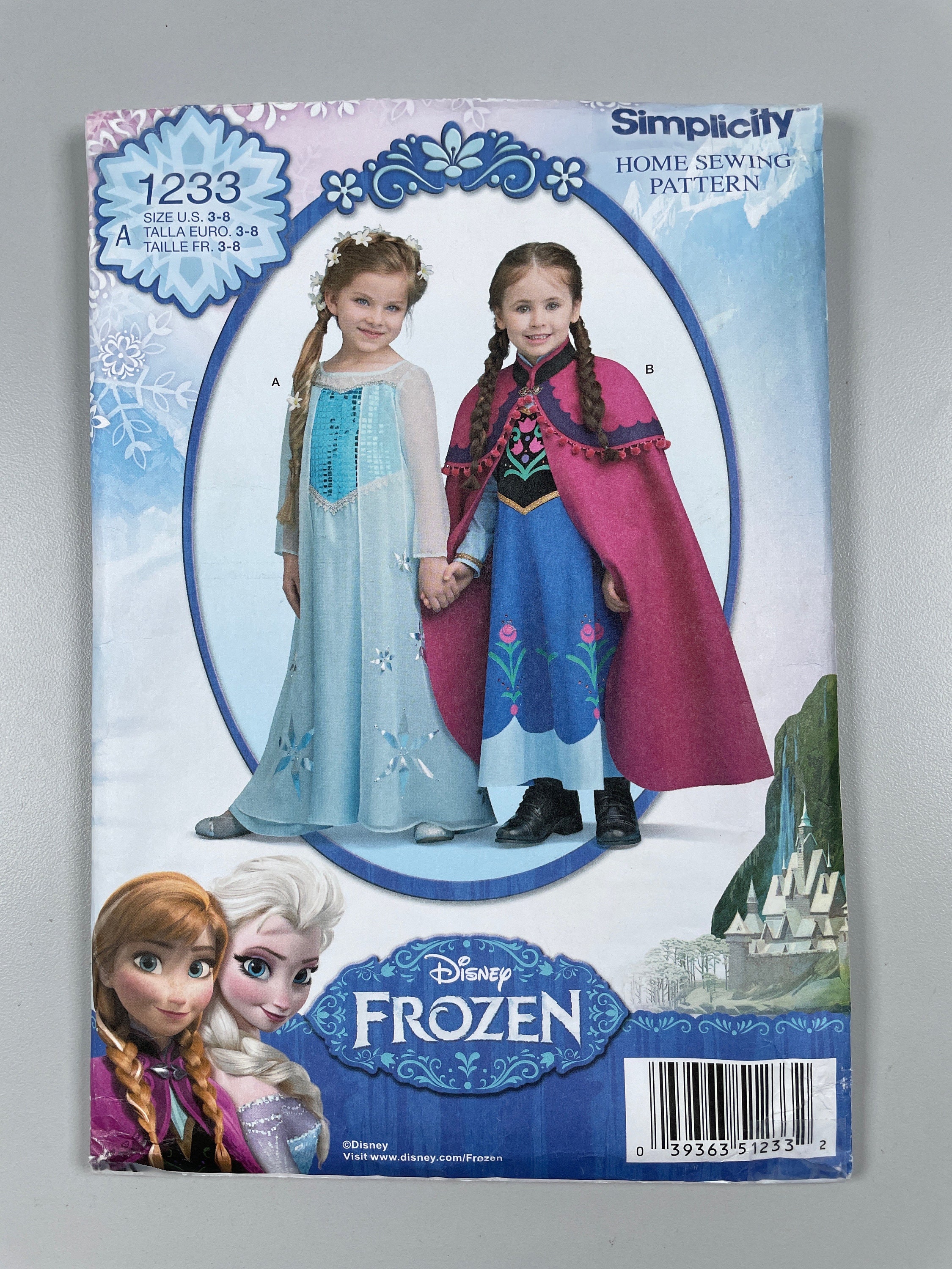 Filles Elsa Costume Robe de fête Tenue de fantaisie Déguisement Reine des  neiges Princesse Halloween Robe de carnaval pour 3-8 ans