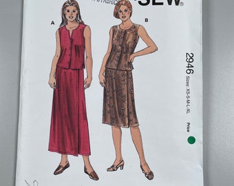 Kwik Sew Pattern 2065 Woman's Jacket XS - XL Uncut. Fall