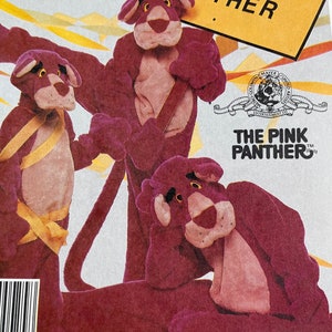 McCalls 2748 Complete The Pink Panther Size 2-4 chest 21-33” Kids Jumpsuit Mask and Mittens. Halloween, Stage, Dress Up, Play Vintage 1986