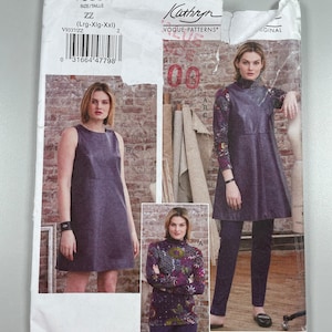 Vogue V9337 FF Uncut Average Sew misses top tunic pants close fitting pullover top lovely classic pieces. Size 16-18-20-22-24-26 bust 38-48”