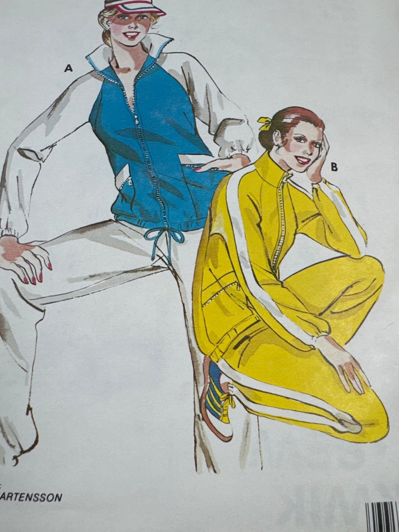 Traccksuit Pattern Kwik Sew 816 Track Suit Sewing Pattern, Bust 32”-45” - Etsy