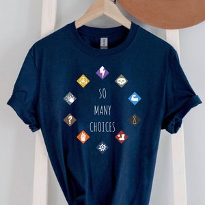 Gloomhaven So Many Choices Graphic Tee, Game Night Shirt, Gift for Nerds, Jaws of the Lion