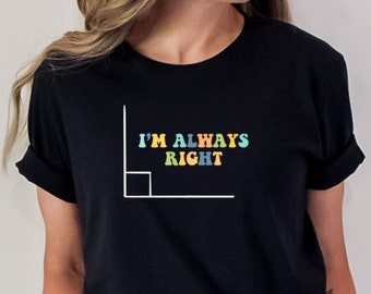 Geometry Teacher Shirt, Middle School Math Tee, Math Angle Tee Shirt, Math Teacher Appreciation Gift, Mathematics Lover, Funny Math Shirt