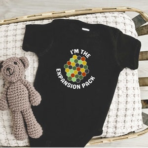 Pacchetto di espansione Catan Tutina, Tutina Catan, Maglietta Catan, Giocatore da tavolo per bambini, Body in jersey fine per neonati