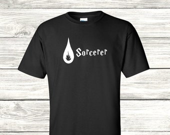 Camiseta de hechicero, camiseta de mazmorras y dragones, camiseta de Dnd, D20 TShirt, juego de rollo, D&D