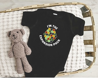 Catan Expansion Pack Onesie, Catan Onesie, Catan T Shirt, Baby Board Gamer, Infant Fine Jersey Bodysuit